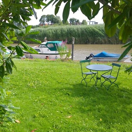 Fewo Elbblick im Haus Lühegarten Grünendeich Exterior foto